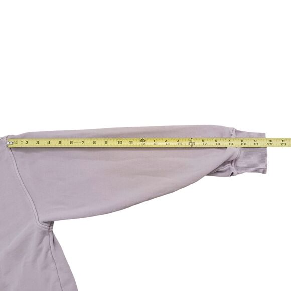 Herschel Sweatshirt Size S Pink Classic Crew Coastal Preppy Distress Collegiate - Picture 16 of 16